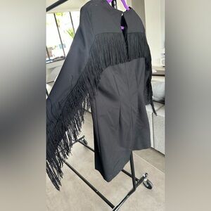 Zara  Elegant  dress with fringes